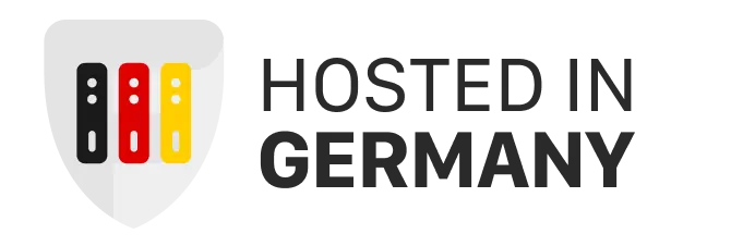 Hosted in Germany